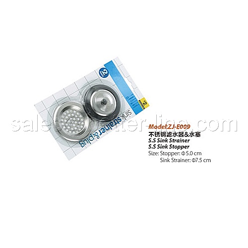 SS Sink Strainer & Stopper